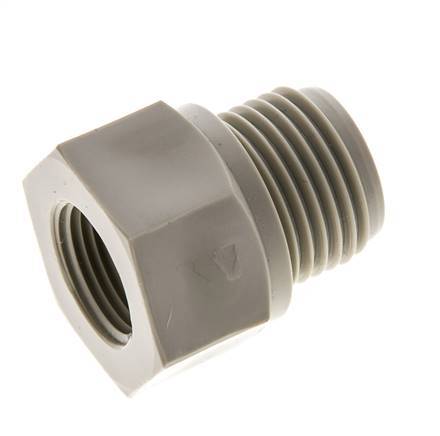 Reducing Ring G3/8'' Female x G1/2'' Male Polypropylene (pp) 10bar (140.5psi) FDA 27mm Hex