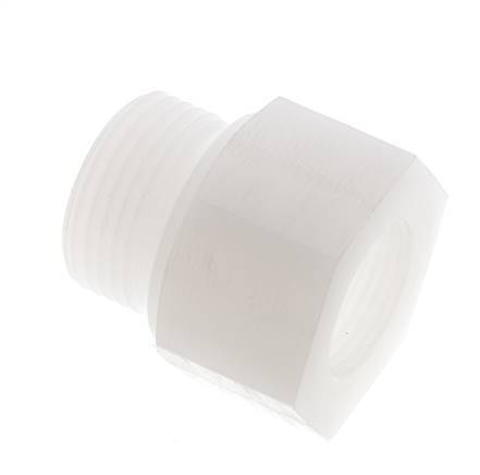 Reduzierring G3/4'' Innengewinde x G1'' Außengewinde PVDF 10bar (140,5psi) FDA 43mm Sechskant