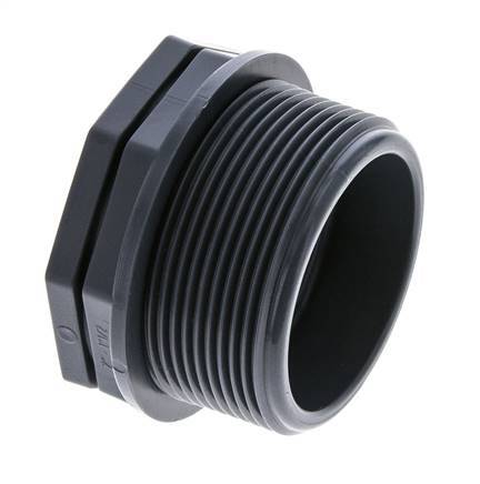 Reduzierring G3/4'' Innengewinde x G1'' Außengewinde PVDF 10bar (140,5psi) FDA 43mm Sechskant