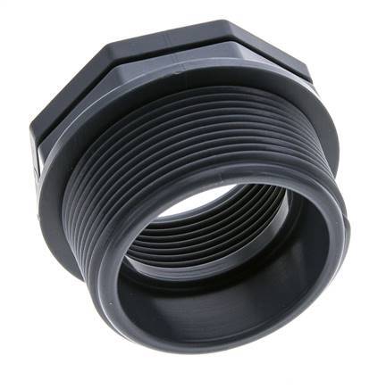 Reduzierring G3/4'' Innengewinde x G1'' Außengewinde PVDF 10bar (140,5psi) FDA 43mm Sechskant