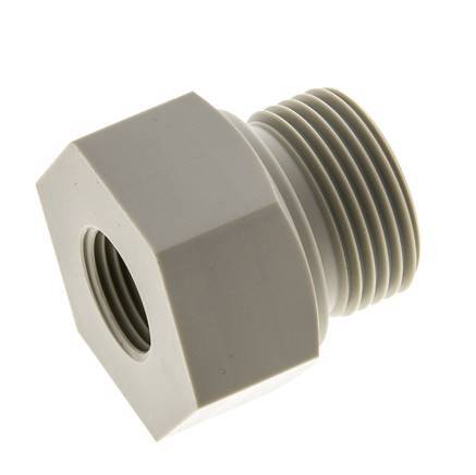 Reduzierring G1/2'' Innengewinde x G1'' Außengewinde Polypropylen (pp) 10bar (140,5psi) FDA 43mm Sechskant