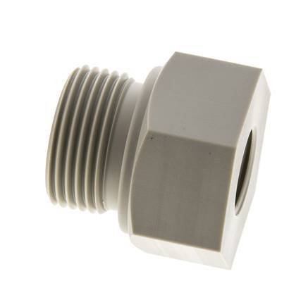 Reduzierring G1/2'' Innengewinde x G1'' Außengewinde Polypropylen (pp) 10bar (140,5psi) FDA 43mm Sechskant