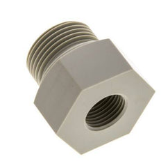 Reduzierring G1/2'' Innengewinde x G1'' Außengewinde Polypropylen (pp) 10bar (140,5psi) FDA 43mm Sechskant