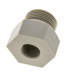 Reduzierring G1/2'' Innengewinde x G1'' Außengewinde Polypropylen (pp) 10bar (140,5psi) FDA 43mm Sechskant