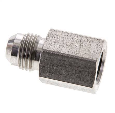 JIC Reduziernippel G1/4'' Innengewinde x UNF 9/16''-18 Außengewinde Edelstahl 275bar (3863.75psi)