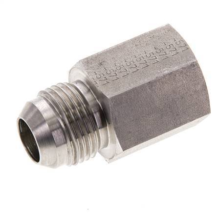JIC Reduziernippel G1/2'' Innengewinde x UNF 7/8''-14 Außengewinde Edelstahl 210bar (2950.5psi)