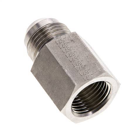 JIC Reduziernippel G1/2'' Innengewinde x UNF 7/8''-14 Außengewinde Edelstahl 210bar (2950.5psi)