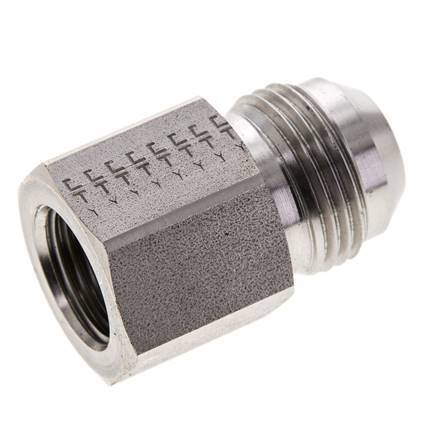 JIC Reduziernippel G1/2'' Innengewinde x UN 1-1/16''-12 Außengewinde Edelstahl 210bar (2950.5psi)