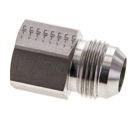 JIC Reduziernippel G1/2'' Innengewinde x UN 1-1/16''-12 Außengewinde Edelstahl 210bar (2950.5psi)