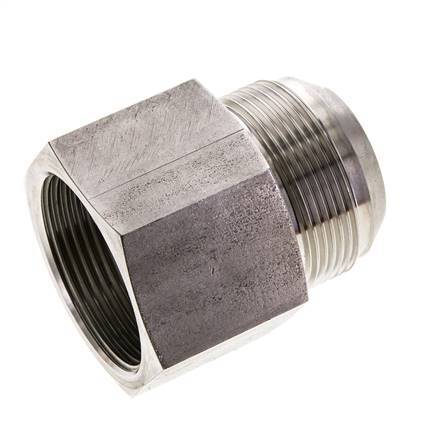 JIC Reduziernippel G1 1/2'' Innengewinde x UN 1-7/8''-12 Außengewinde Edelstahl 105bar (1475.25psi)