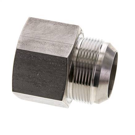 JIC Reducing Nipple G1 1/2'' Female x UN 1-7/8''-12 Male Stainless Steel 105bar (1475.25psi)