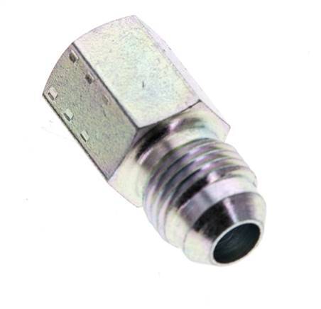 JIC Reducing Nipple G1/8'' Female x UNF 1/2''-20 Male Steel 275bar (3863.75psi)