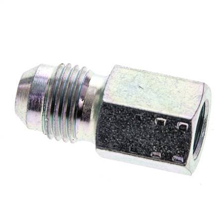 JIC Reducing Nipple G1/8'' Female x UNF 1/2''-20 Male Steel 275bar (3863.75psi)