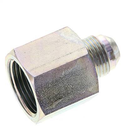 JIC Reducing Nipple G3/4'' Female x UNF 3/4''-16 Male Steel 175bar (2458.75psi)