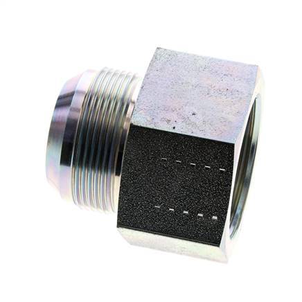 JIC Reduziernippel G1 1/2'' Innengewinde x UN 1-7/8''-12 Außengewinde Stahl 105bar (1475.25psi)