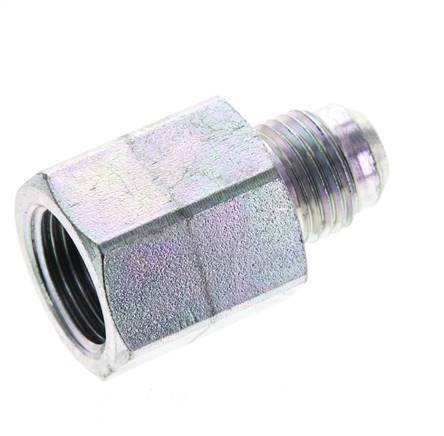 JIC Reducing Nipple G3/8'' Female x UNF 9/16''-18 Male Steel 275bar (3863.75psi)