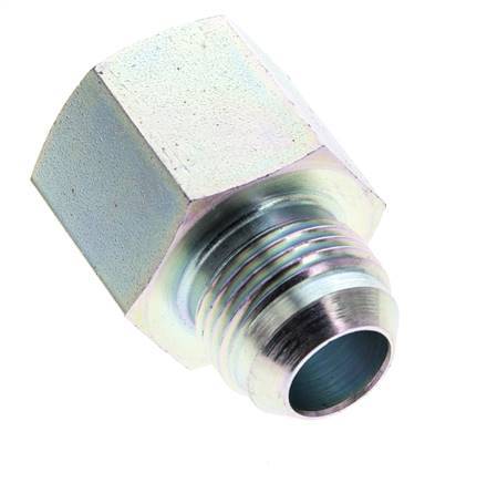 JIC Reducing Nipple G3/4'' Female x UN 1-1/16''-12 Male Steel 175bar (2458.75psi)