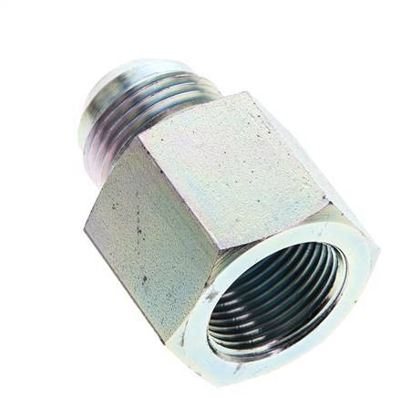 JIC Reduziernippel G3/4'' Innengewinde x UN 1-1/16''-12 Außengewinde Stahl 175bar (2458.75psi)