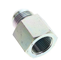 JIC Reduziernippel G3/4'' Innengewinde x UN 1-1/16''-12 Außengewinde Stahl 175bar (2458.75psi)