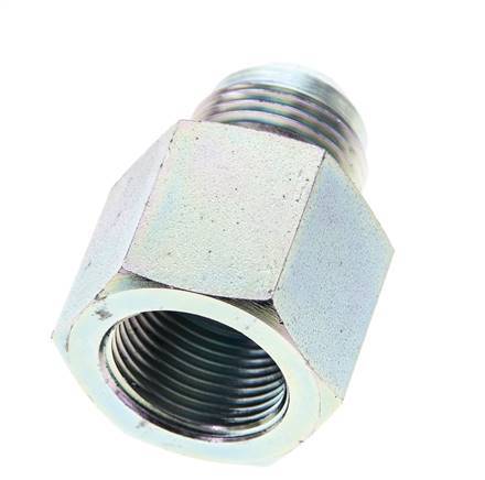 JIC Reduziernippel G3/4'' Innengewinde x UN 1-1/16''-12 Außengewinde Stahl 175bar (2458.75psi)
