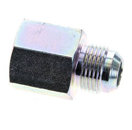 JIC Reducing Nipple G1/2'' Female x UNF 7/8''-14 Male Steel 210bar (2950.5psi)