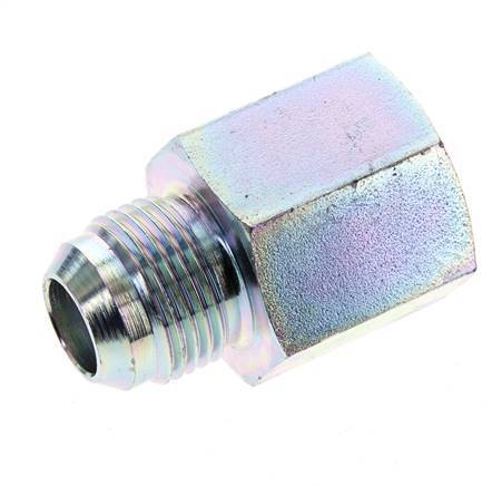 JIC Reduziernippel G1/2'' Innengewinde x UNF 7/8''-14 Außengewinde Stahl 210bar (2950.5psi)
