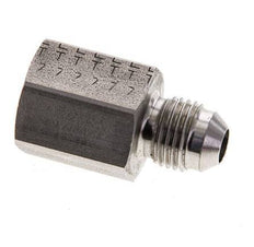 JIC Reduziernippel G1/4'' Innengewinde x UNF 1/2''-20 Außengewinde Edelstahl 275bar (3863.75psi)
