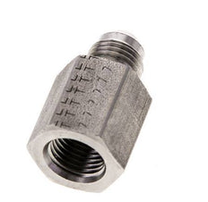 JIC Reduziernippel G1/4'' Innengewinde x UNF 1/2''-20 Außengewinde Edelstahl 275bar (3863.75psi)