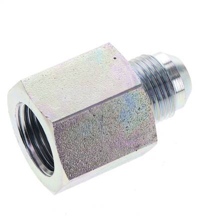 JIC Reduziernippel G1/2'' Innengewinde x UNF 3/4''-16 Außengewinde Stahl 275bar (3863.75psi)
