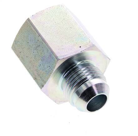 JIC Reducing Nipple G1/2'' Female x UNF 3/4''-16 Male Steel 275bar (3863.75psi)