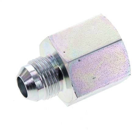 JIC Reduziernippel G1/2'' Innengewinde x UNF 3/4''-16 Außengewinde Stahl 275bar (3863.75psi)
