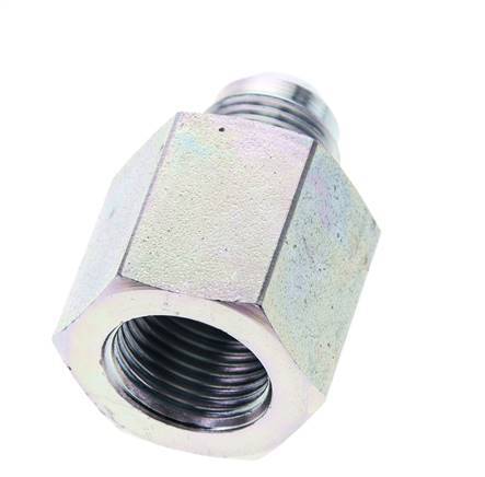 JIC Reduziernippel G1/2'' Innengewinde x UNF 3/4''-16 Außengewinde Stahl 275bar (3863.75psi)