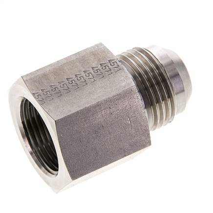 JIC Reduziernippel G3/4'' Innengewinde x UN 1-1/16''-12 Außengewinde Edelstahl 175bar (2458.75psi)