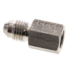 JIC Reduziernippel G1/8'' Innengewinde x UNF 7/16''-20 Außengewinde Edelstahl 310bar (4355.5psi)
