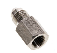 JIC Reduziernippel G1/8'' Innengewinde x UNF 7/16''-20 Außengewinde Edelstahl 310bar (4355.5psi)