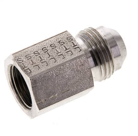 JIC Reduziernippel G3/8'' Innengewinde x UNF 3/4''-16 Außengewinde Edelstahl 275bar (3863.75psi)