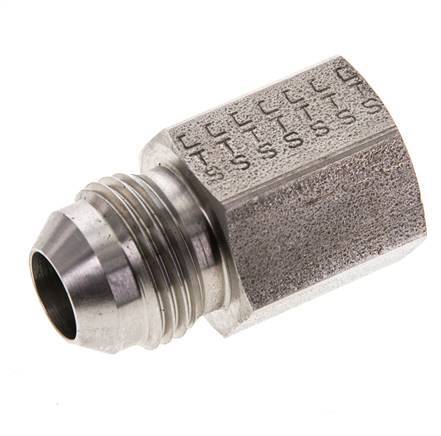 JIC Reduziernippel G3/8'' Innengewinde x UNF 3/4''-16 Außengewinde Edelstahl 275bar (3863.75psi)