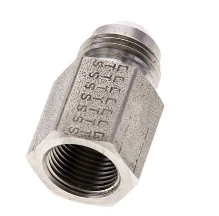 JIC Reduziernippel G3/8'' Innengewinde x UNF 3/4''-16 Außengewinde Edelstahl 275bar (3863.75psi)