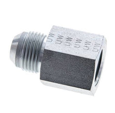 JIC Reduziernippel UNF 7/8''-14 Außengewinde x 1/2'' NPT Innengewinde Stahl 210bar (2950,5psi)