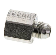 JIC Reduziernippel UNF 3/4''-16 Außengewinde x 1/2'' NPT Innengewinde Stahl 210bar (2950.5psi)