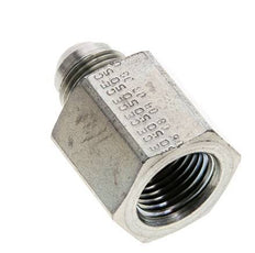 JIC Reduziernippel UNF 3/4''-16 Außengewinde x 1/2'' NPT Innengewinde Stahl 210bar (2950.5psi)