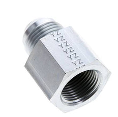 JIC Reduziernippel UN 1-1/16''-12 Außengewinde x 3/4'' NPT Innengewinde Stahl 170bar (2388.5psi)