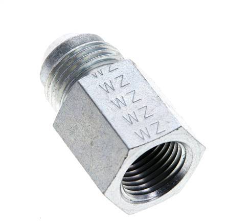 JIC Reduziernippel UNF 3/4''-16 Außengewinde x 3/8'' NPT Innengewinde Stahl 210bar (2950,5psi)