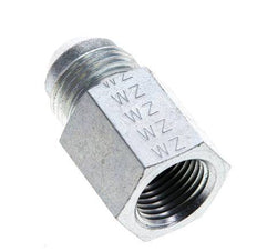 JIC Reduziernippel UNF 3/4''-16 Außengewinde x 3/8'' NPT Innengewinde Stahl 210bar (2950,5psi)