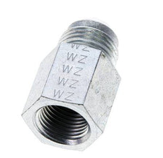 JIC Reduziernippel UNF 3/4''-16 Außengewinde x 3/8'' NPT Innengewinde Stahl 210bar (2950,5psi)