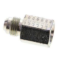 JIC Reduziernippel UNF 9/16''-18 Außengewinde x 1/4'' NPT Innengewinde Stahl 275bar (3863.75psi)