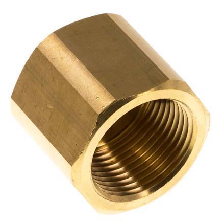 Reduziermuffe M14 X 1,5 x G3/4'' Messing 16bar (224,8psi) 32mm Sechskant