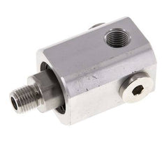 4-Wege-Drehdurchführung G1/4'' Aluminium NBR 10bar (140,5psi)