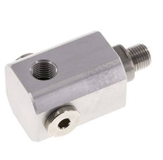 4-Wege-Drehdurchführung G1/4'' Aluminium NBR 10bar (140,5psi)