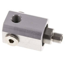 4-Wege-Drehdurchführung G1/4'' Aluminium NBR 10bar (140,5psi)